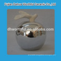 Ceramic apple pattern electroplate salt & pepper shaker